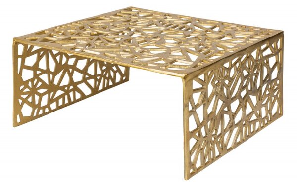 Noble Home Zlatý konferenční stolek Abstrakt