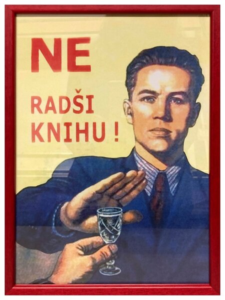 Cedule | Ne radši knihu (různé rámy) (různé varianty rámů)