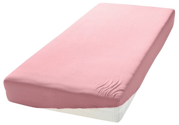 Carbotex Jersey prostěradlo Růžové Dreamee Rozměr: 160x200 cm