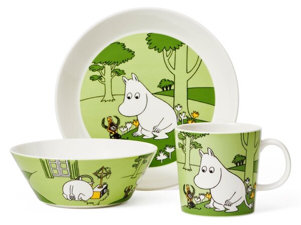 Arabia Hrnek Moomintroll 0,3l, zelený