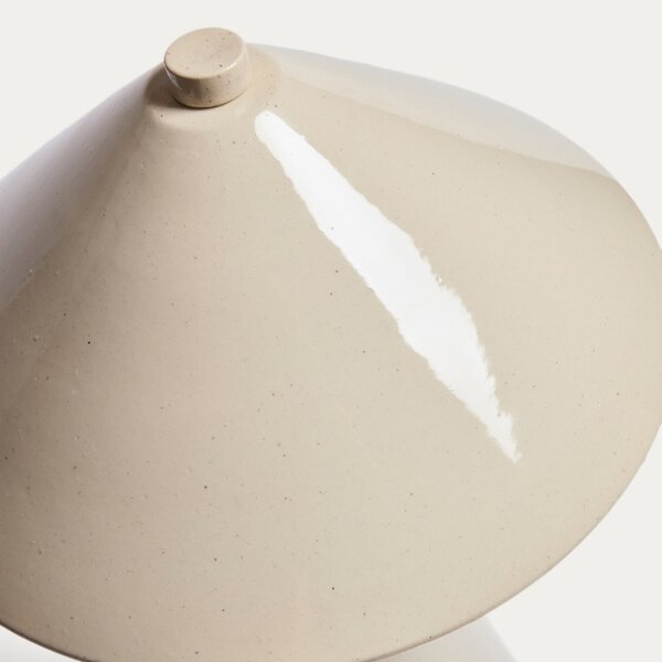 Kave Home Béžová stolní lampa Ceren 54 cm