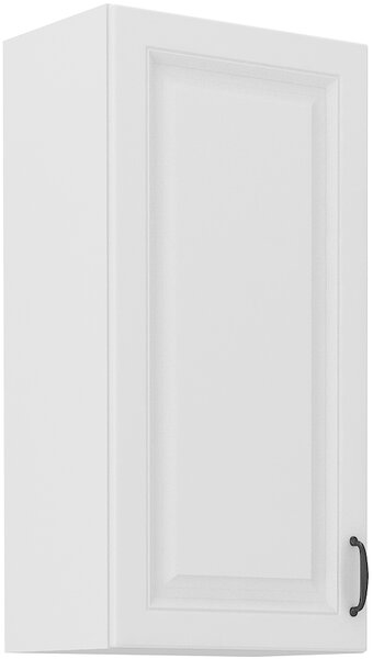 STL 45 cm skříňka horní jednodveřová STILO II (výška 90 cm) Barevné provedení STILO: Bílá / Bílá