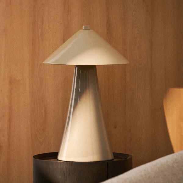 Kave Home Béžová stolní lampa Ceren 54 cm