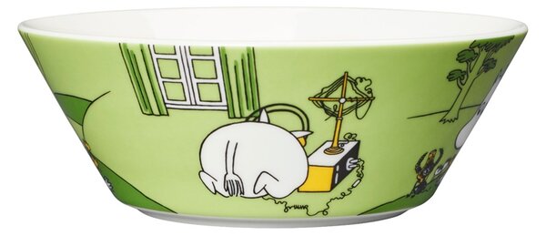 Arabia Miska Moomintroll 15cm, zelená