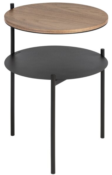 Noo.ma Ořechový odkládací stolek Tu 40 cm