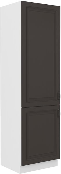 STOLARz 60 cm skřínka vysoká pro lednici STILO II Barevné provedení STILO: Bílá / Grafit