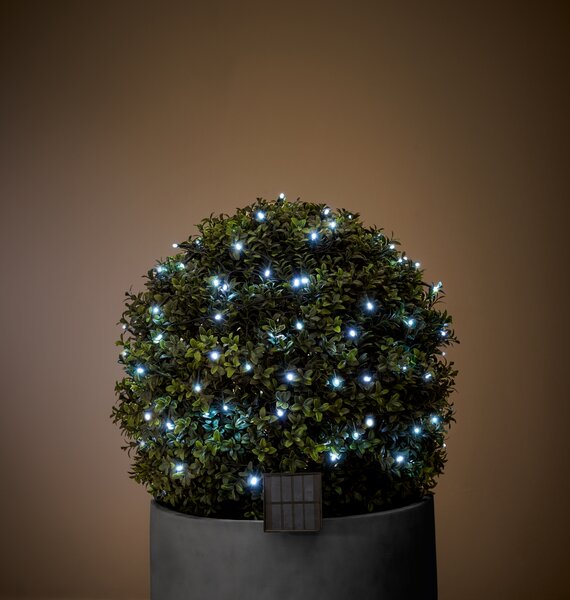 Livarno® Solární světelný LED řetěz, 100 LED (studená bílá) (100412066002)