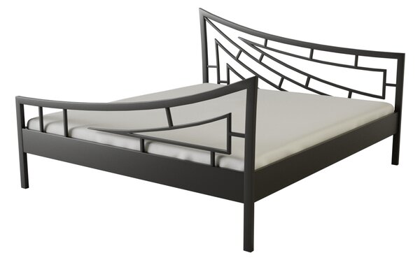Nábytek ATIKA s.r.o. Kovová postel SHAPE Povrchová úprava: bílá, Rozměr: 180 x 200 cm