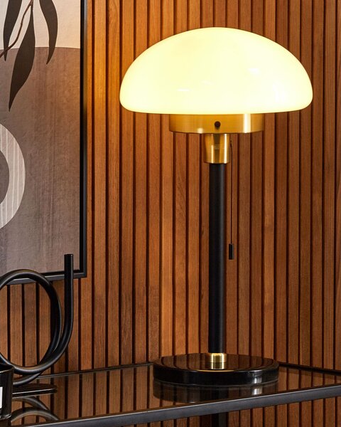 Stolní lampa MINIJA Kov Černá