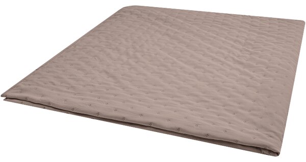 Livarno® Přehoz na postel, 200 x 220 cm (béžová) (100411266002)