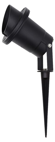 Exteriérové ​​zapichovací svítidlo Vilo, 1x černé hliníkové stínítko