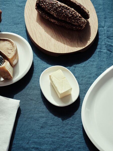 Iittala Oválný servírovací talíř Raami 35cm, bílý