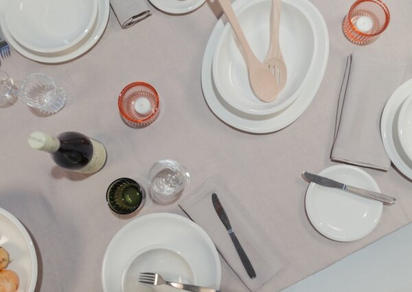 Iittala Oválný servírovací talíř Raami 35cm, bílý