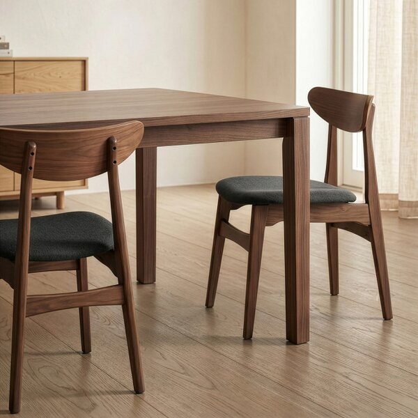 Set dvou jídelních židlí EROSO hnědý 896342 (2 ks)