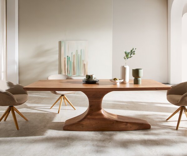 DELIFE Jídelní stůl Jalta 220x95 cm akácie přírodní masivní