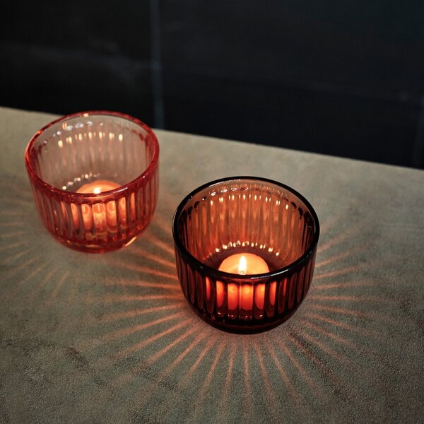 Iittala Svícen Raami 9cm, oranžový seville