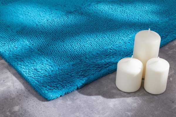 Koupelnový kobereček Javo Cotton tyrkysový