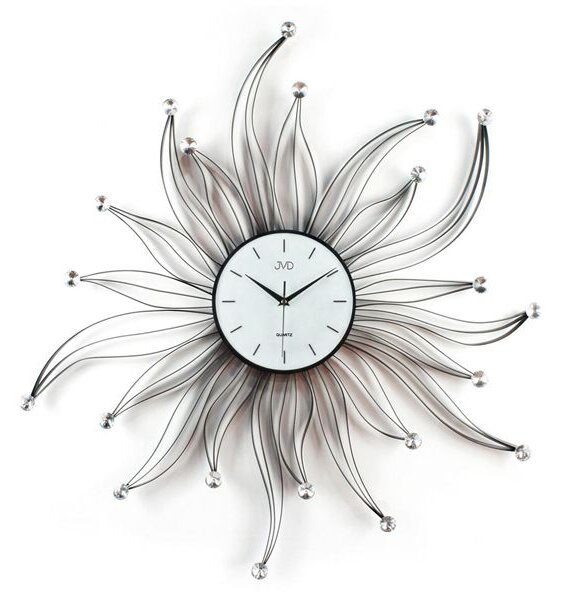 Luxusní kovové designové velké hodiny JVD HJ05 pr. 80cm
