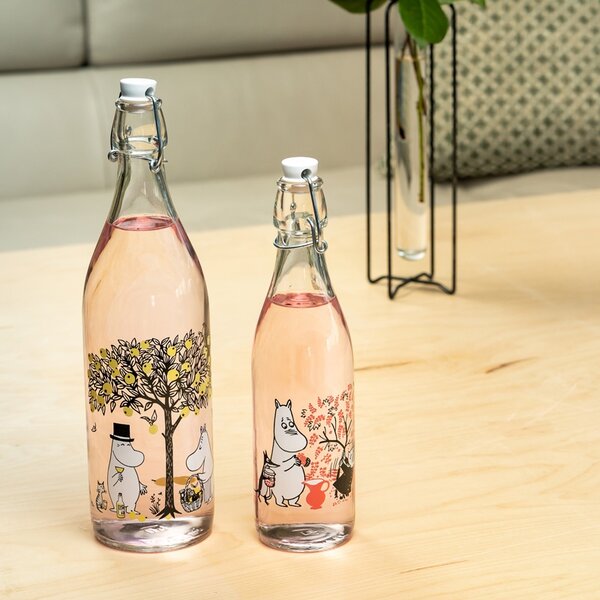Muurla Skleněná lahev Moomin Apples 1l