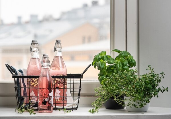 Muurla Skleněná lahev Moomin Berries 0,5l