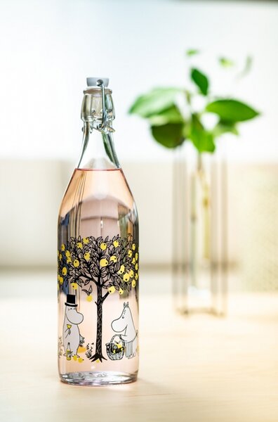 Muurla Skleněná lahev Moomin Apples 1l