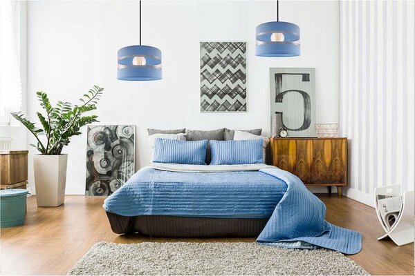 Závěsné svítidlo Elegance, 1x textilní stínítko (výběr ze 3 barev), (výběr ze 3 barev konstrukce), lp