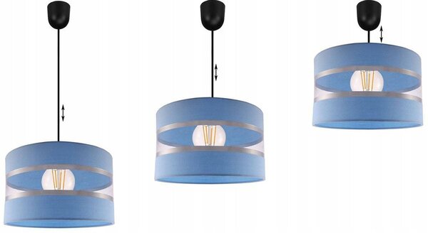 Závěsné svítidlo Elegance, 1x textilní stínítko (výběr ze 3 barev), (výběr ze 3 barev konstrukce), lp