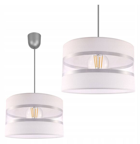 Závěsné svítidlo Elegance, 1x textilní stínítko (výběr ze 3 barev), (výběr ze 3 barev konstrukce), lp