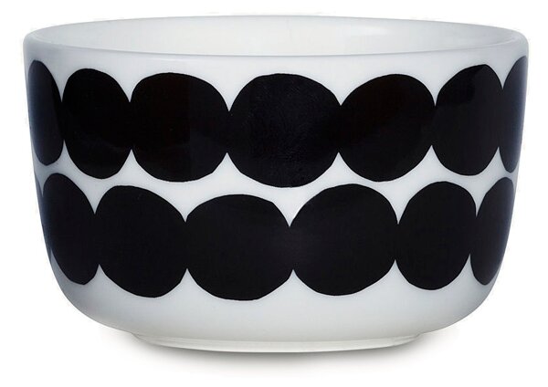 Marimekko Miska Oiva Siirtolapuutarha 0,25l, černá