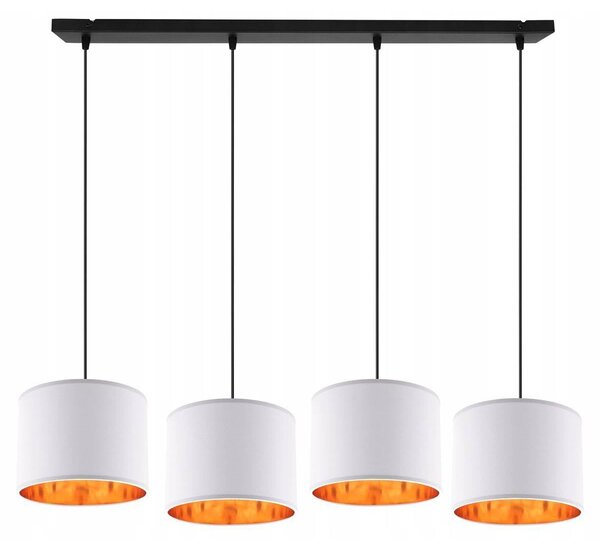 Závěsné svítidlo Shade, 4x textilní stínítko (mix 6 barev), g