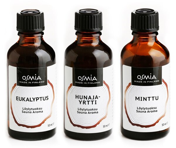 Osmia Set vůní do sauny Bylinky 3x50ml