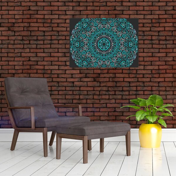 Obraz ornamentální abstrakce (70x50 cm)