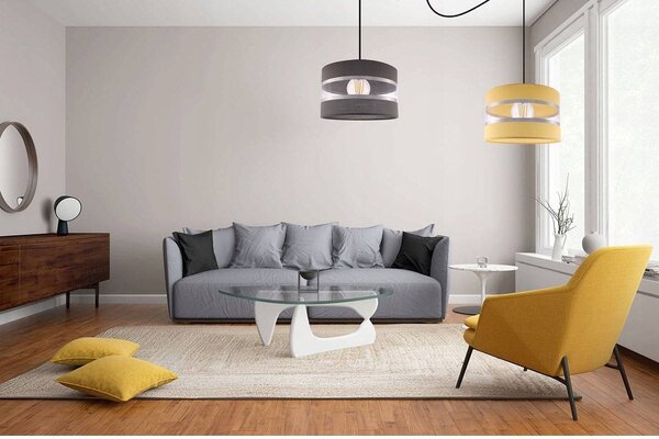 Závěsné svítidlo Elegance Spider, 2x textilní stínítko (mix 3 barev), (výběr ze 2 barev konstrukce), (fi 35cm)