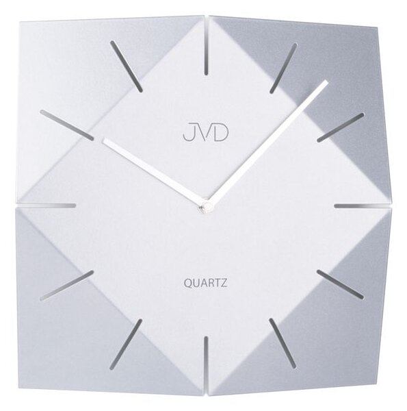 Luxusní bílé designové hranaté hodiny JVD HB21.2 (HB21.2)