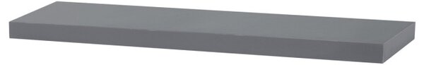 Nástěnná police šedá P-005 GREY lesk
