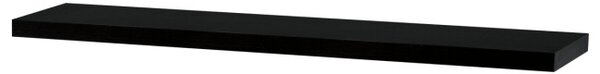 Nástěnná police černá wenge P-002 BK