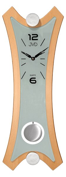 Kyvadlové dřevěné nástěnné hodiny JVD N16010.3 (POŠTOVNÉ ZDARMA!!)