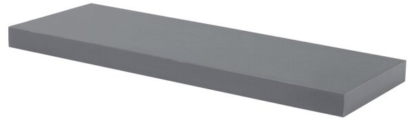 Nástěnná police šedá P-001 GREY lesk