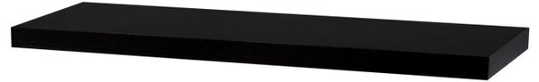 Nástěnná police černá wenge P-005 BK