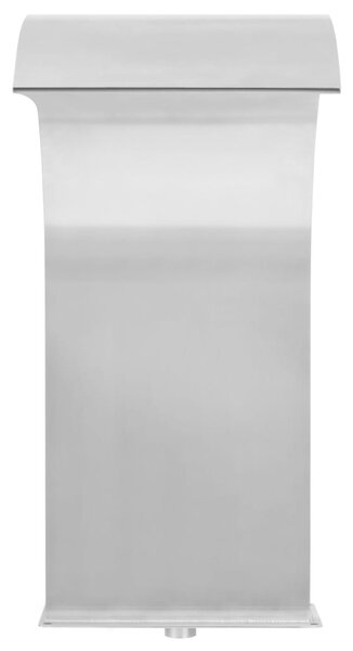Bazénová fontána, nerezová ocel, 45x30x65 cm, stříbrná