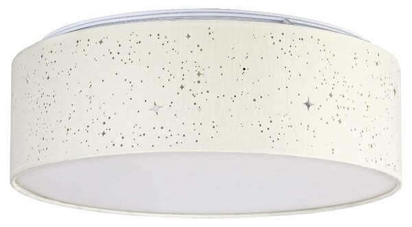 Rabalux 3308 OTILIA - Kulatý LED stropní textilní lustr v krémové barvě, LED 22W, Ø 40cm (Stropní lustr v krémové barvě)