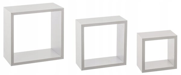 Police MDF 5five Simply Smart 25 x 9 cm bílá