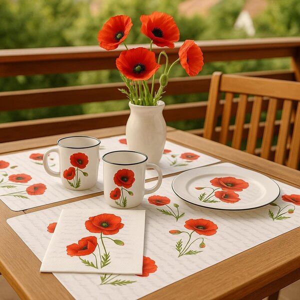 Ubrousky Proud Poppy 3400105