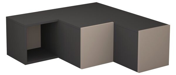 ASIR Televizní stolek COMPACT antracit hnědý