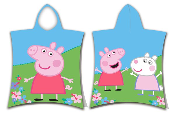 Jerry Fabrics Dětské pončo 50x115 cm - Prasátko Peppa Pig "PEP061"