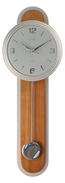 Netikající dřevěné kyvadlové hodiny JVD NS17014/11 s tichým chodem (POŠTOVNÉ ZDARMA!! - pendlovky )