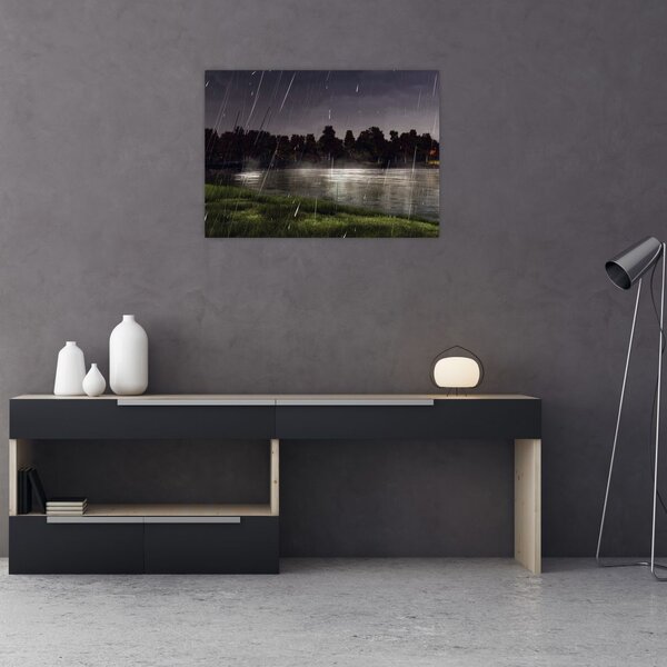 Obraz - Deštivý večer (70x50 cm)