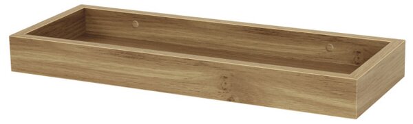 Nástěnná police hnědá P-010 OAK