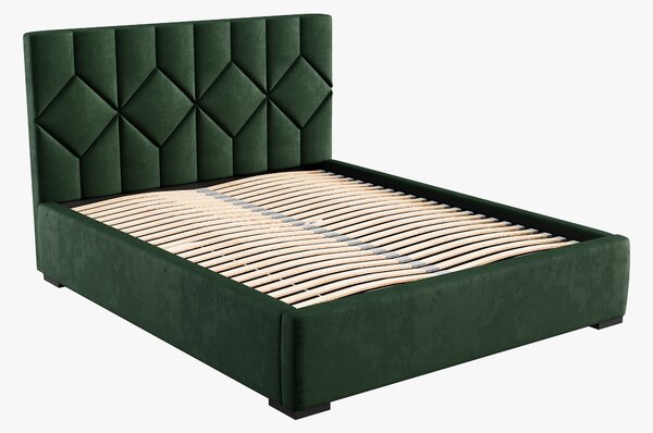 Čalouněná postel 160x200 cm Veggie 1 (zelená). 1036150
