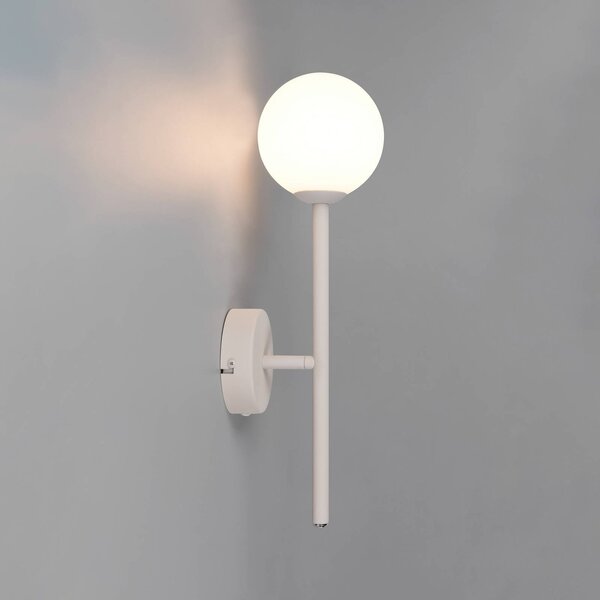 Trio Lighting Nástěnné světlo Firano, šedá, výška 42 cm, kov, Hliník / šedá / zinek, Obývací pokoj / jídelna, kov, Moderní